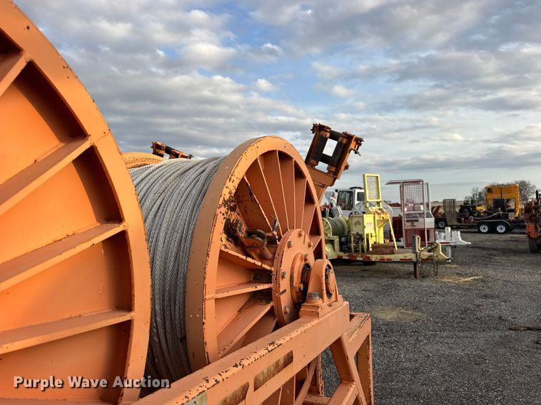 image for item ER0446 2005 Wagner Smith T-4DP-75 cable puller trailer