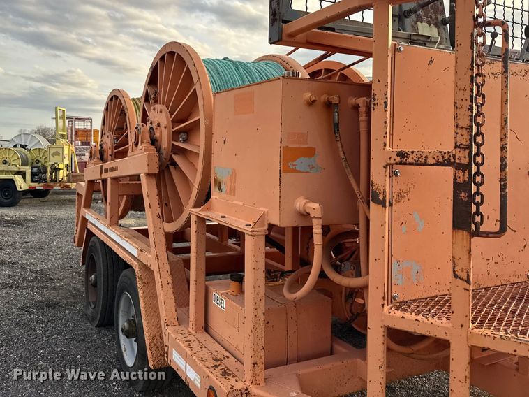 image for item ER0446 2005 Wagner Smith T-4DP-75 cable puller trailer