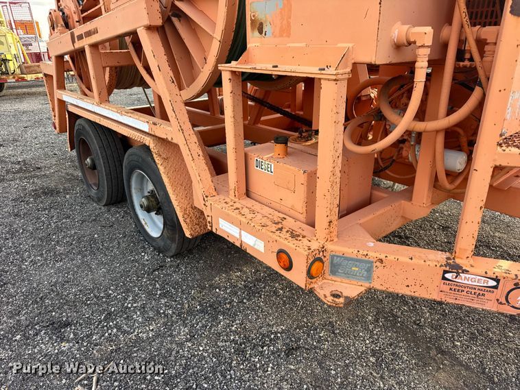 image for item ER0446 2005 Wagner Smith T-4DP-75 cable puller trailer