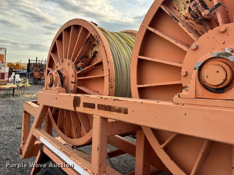 image for item ER0446 2005 Wagner Smith T-4DP-75 cable puller trailer