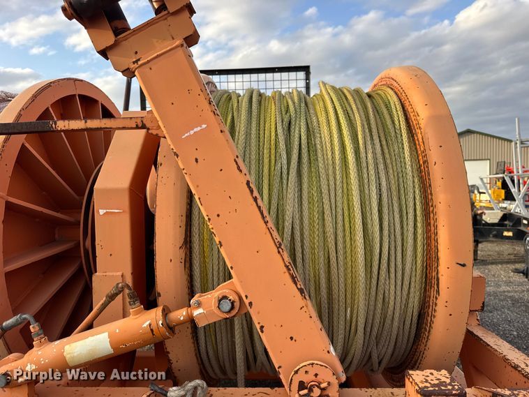 image for item ER0446 2005 Wagner Smith T-4DP-75 cable puller trailer