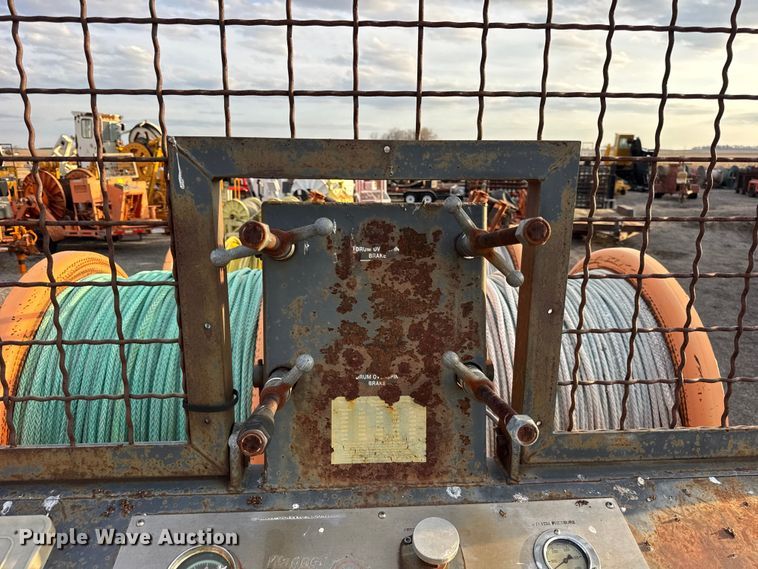 image for item ER0446 2005 Wagner Smith T-4DP-75 cable puller trailer