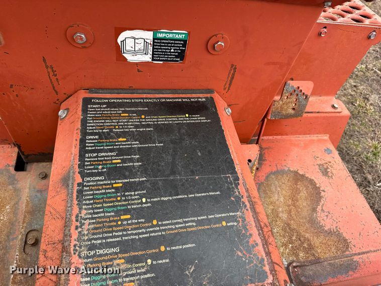 image for item ER0450 2001 Ditch Witch 3700 vibratory cable plow