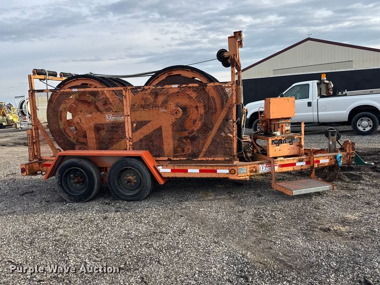 image for item ER0452 2002 Wagner Smith T-2BWT-10-60 cable puller trailer