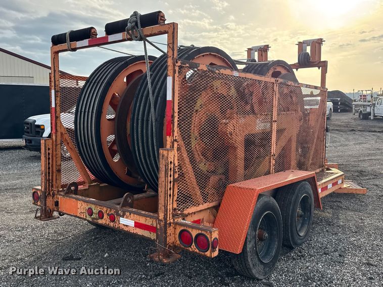 image for item ER0452 2002 Wagner Smith T-2BWT-10-60 cable puller trailer