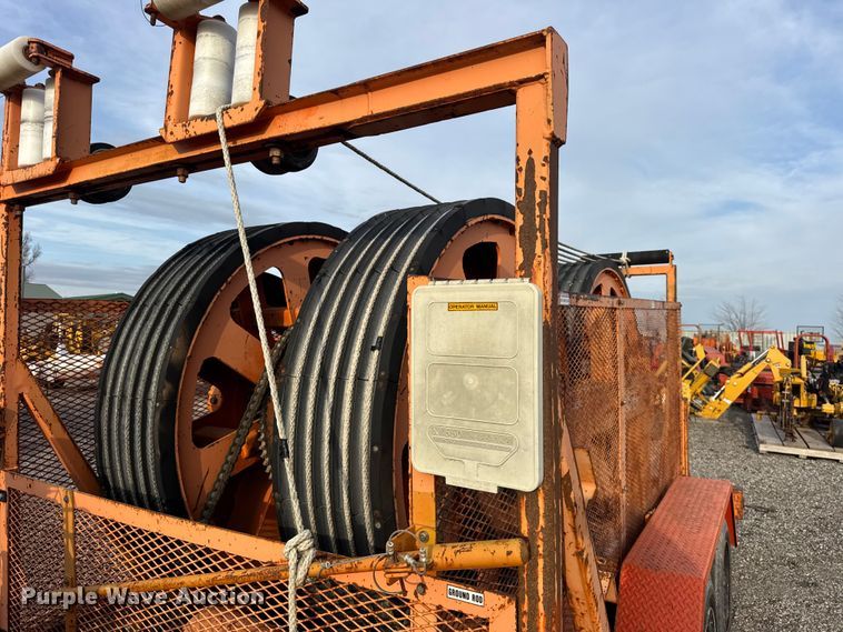 image for item ER0452 2002 Wagner Smith T-2BWT-10-60 cable puller trailer