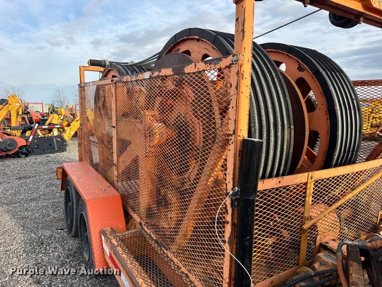 image for item ER0452 2002 Wagner Smith T-2BWT-10-60 cable puller trailer