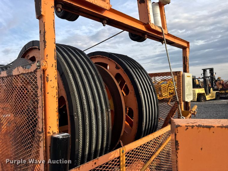 image for item ER0452 2002 Wagner Smith T-2BWT-10-60 cable puller trailer