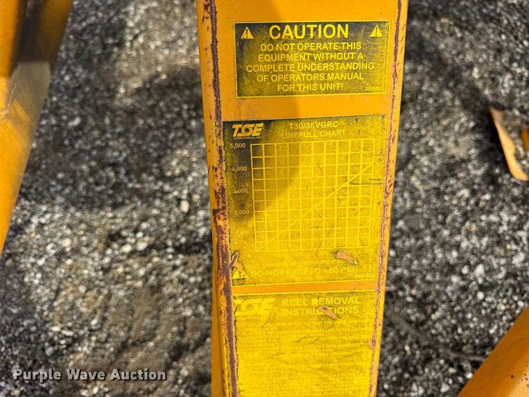 image for item ER0453 2004 TSE T30/36 VGRC reel trailer