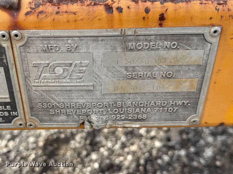 image for item ER0453 2004 TSE T30/36 VGRC reel trailer