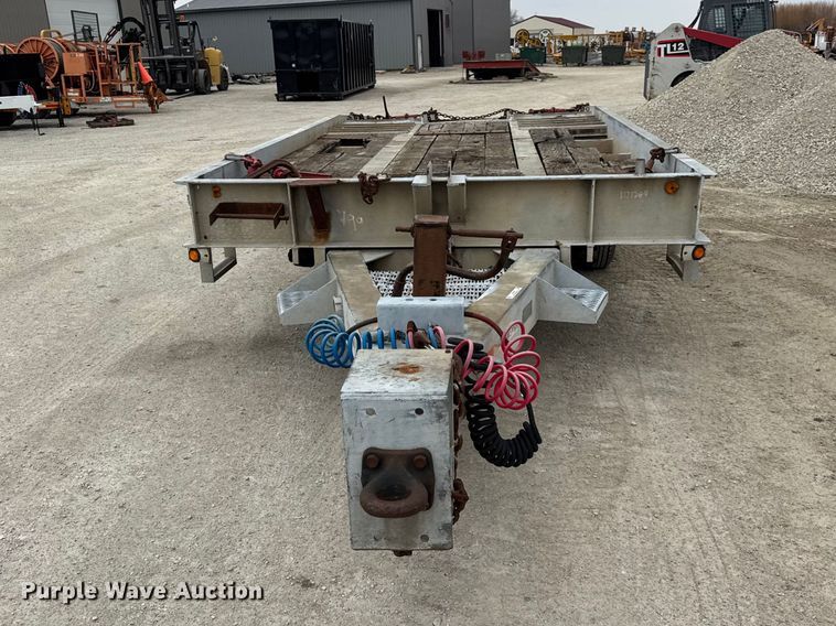 image for item ER0455 2001 Allegheny Trailers FB-TB12T tilt deck equipment trailer