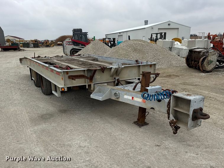 image for item ER0455 2001 Allegheny Trailers FB-TB12T tilt deck equipment trailer
