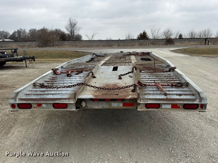 image for item ER0455 2001 Allegheny Trailers FB-TB12T tilt deck equipment trailer