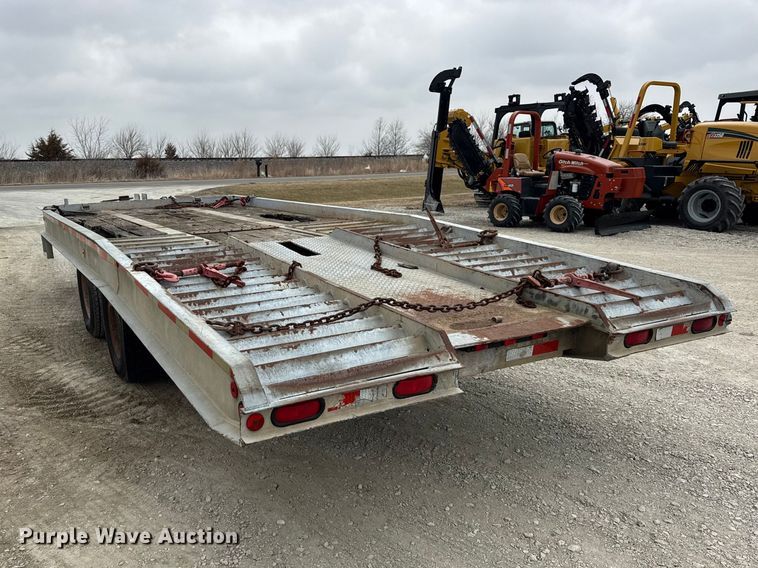 image for item ER0455 2001 Allegheny Trailers FB-TB12T tilt deck equipment trailer