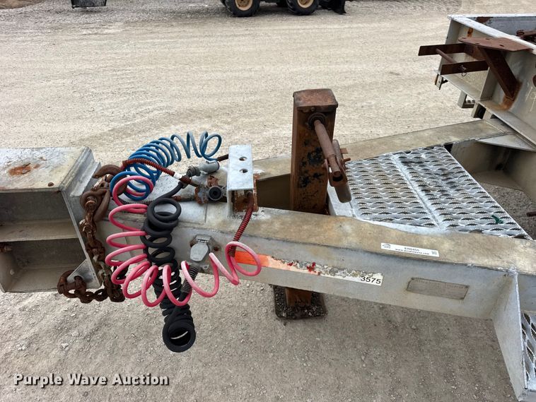 image for item ER0455 2001 Allegheny Trailers FB-TB12T tilt deck equipment trailer