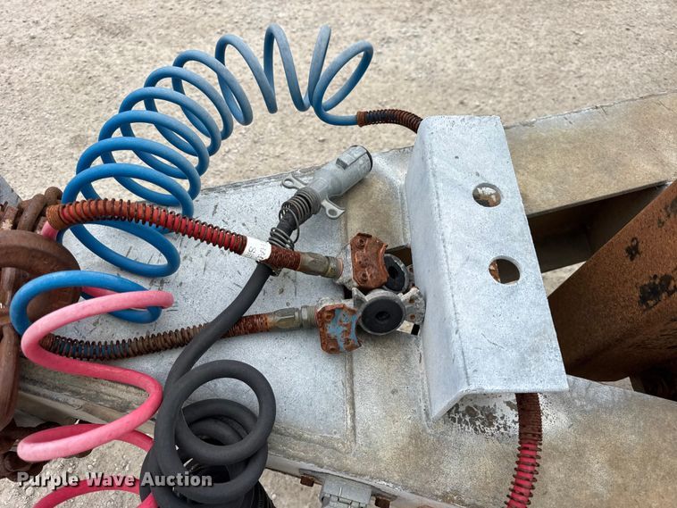 image for item ER0455 2001 Allegheny Trailers FB-TB12T tilt deck equipment trailer