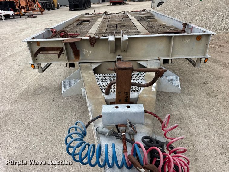 image for item ER0455 2001 Allegheny Trailers FB-TB12T tilt deck equipment trailer