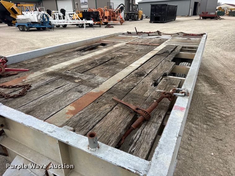 image for item ER0455 2001 Allegheny Trailers FB-TB12T tilt deck equipment trailer