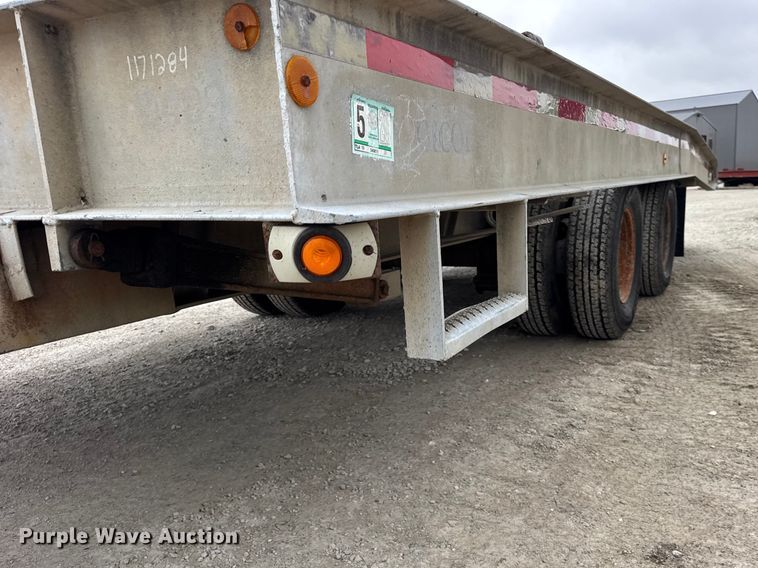 image for item ER0455 2001 Allegheny Trailers FB-TB12T tilt deck equipment trailer