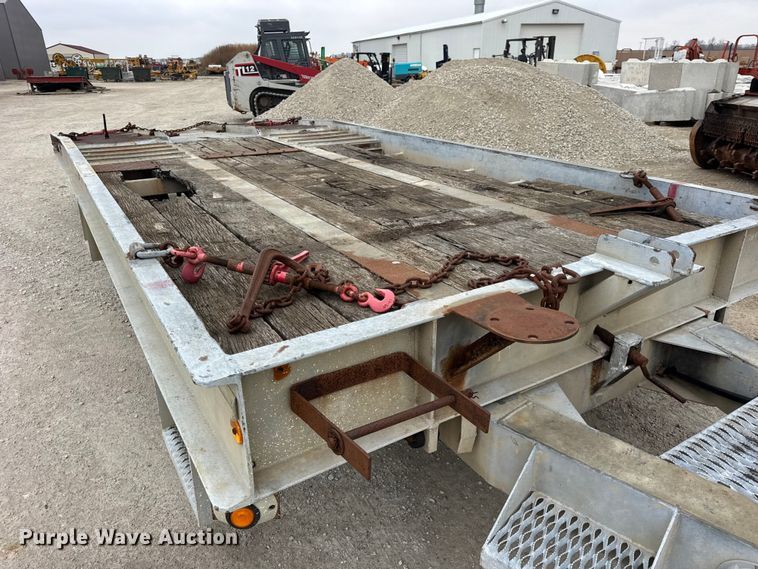 image for item ER0455 2001 Allegheny Trailers FB-TB12T tilt deck equipment trailer