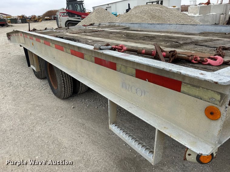 image for item ER0455 2001 Allegheny Trailers FB-TB12T tilt deck equipment trailer