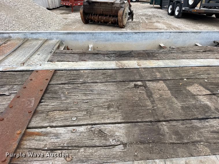 image for item ER0455 2001 Allegheny Trailers FB-TB12T tilt deck equipment trailer