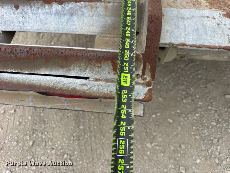 image for item ER0455 2001 Allegheny Trailers FB-TB12T tilt deck equipment trailer