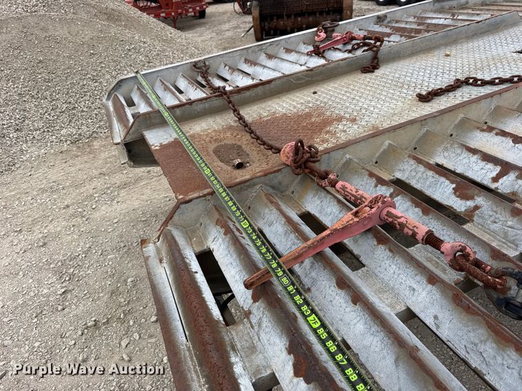 image for item ER0455 2001 Allegheny Trailers FB-TB12T tilt deck equipment trailer