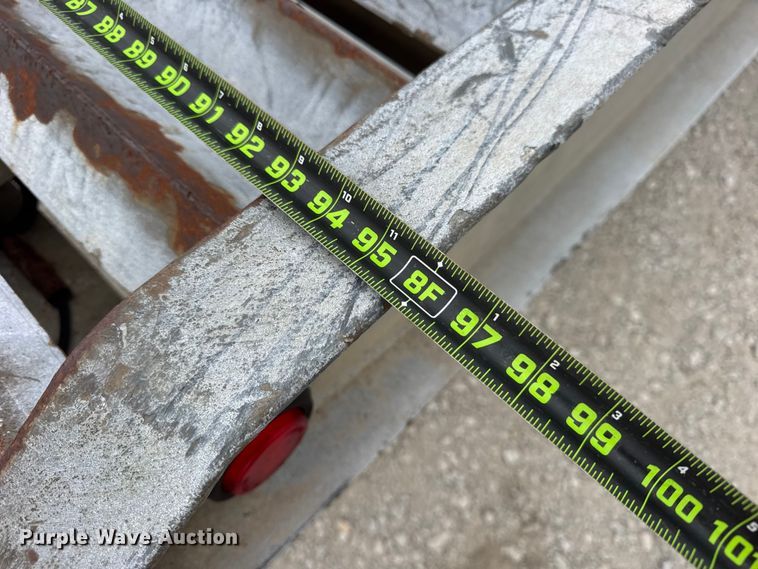 image for item ER0455 2001 Allegheny Trailers FB-TB12T tilt deck equipment trailer