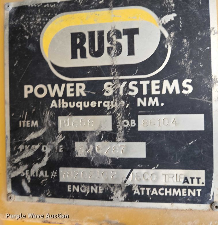 image for item ES2857 1987 Caterpillar SR-4 generator