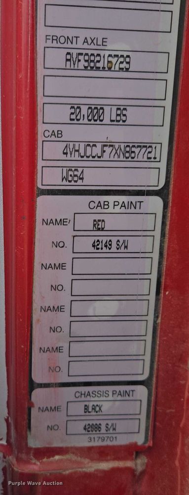 image for item ES2960 1999 Volvo WG rock slinger