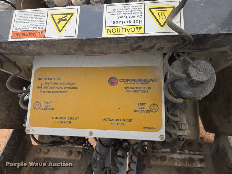 image for item ES2961 2007 Somero CopperHead XD 2.0 laser screed