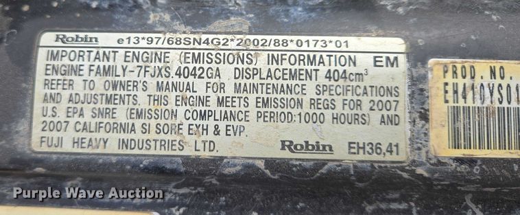 image for item ES2961 2007 Somero CopperHead XD 2.0 laser screed