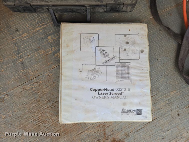 image for item ES2961 2007 Somero CopperHead XD 2.0 laser screed