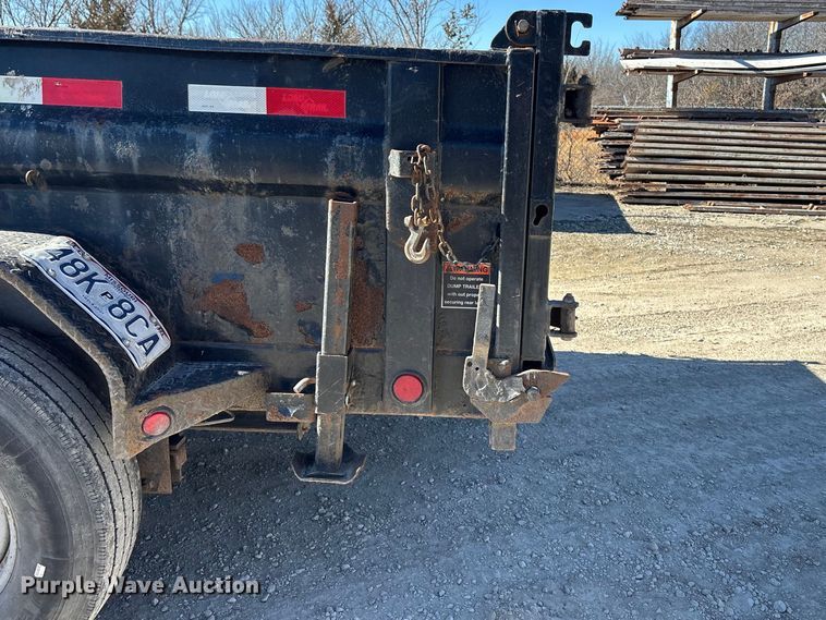 image for item ES5019 2015 Load Trail dump trailer