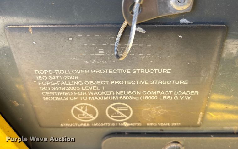 image for item ES5022 Wacker Neuson ST31 tracked skid steer loader