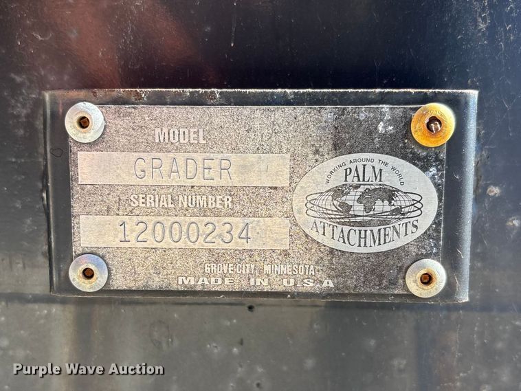 image for item ES5024 Palm skid steer grader