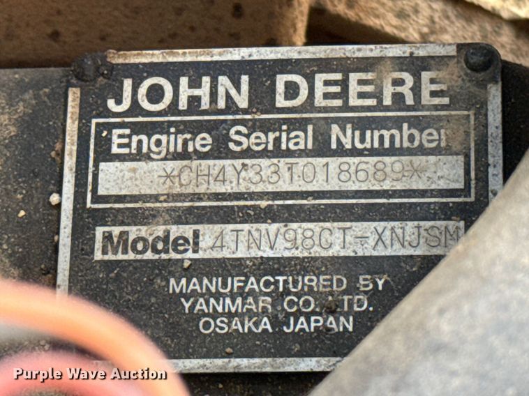 image for item ES5903 2019 John Deere 320G skid steer loader