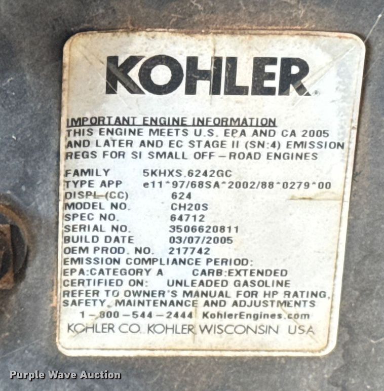 image for item ES5907 Miller Bobcat 250 welder/generator