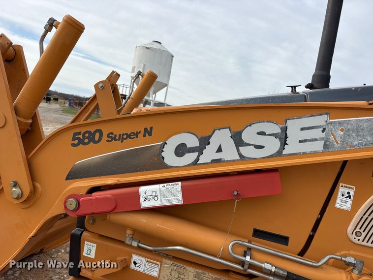 image for item ES8588 2012 Case 580 Super N backhoe