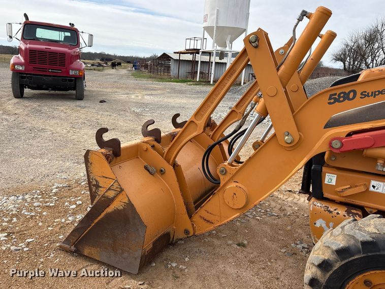 image for item ES8588 2012 Case 580 Super N backhoe