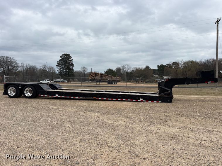 image for item ES8606 2022 Rampant Trailers LLC DG35 lowboy equipment trailer