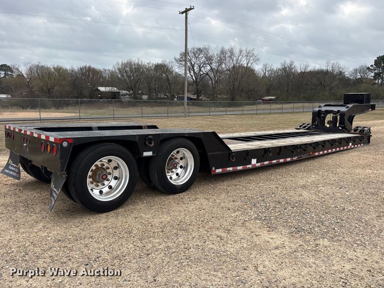 image for item ES8606 2022 Rampant Trailers LLC DG35 lowboy equipment trailer
