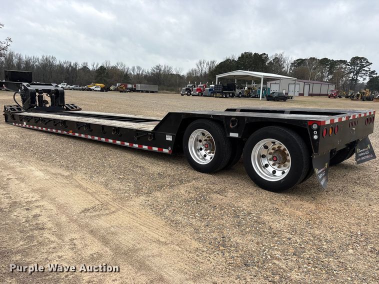 image for item ES8606 2022 Rampant Trailers LLC DG35 lowboy equipment trailer