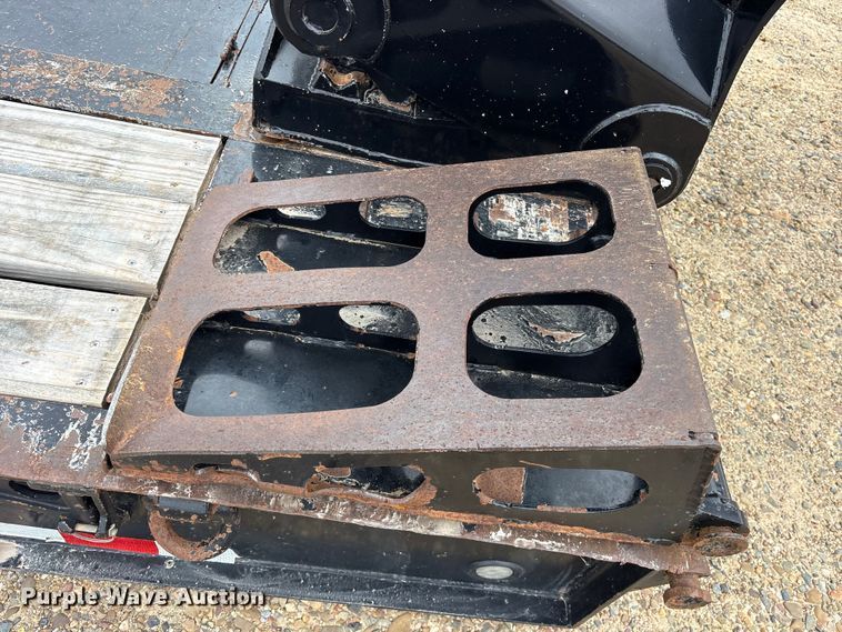 image for item ES8606 2022 Rampant Trailers LLC DG35 lowboy equipment trailer