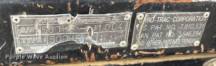 image for item ES8609 Gyro-Trac 500HF skid steer mulcher