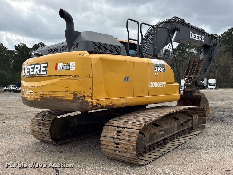 image for item ES8634 2018 John Deere 210G LC excavator