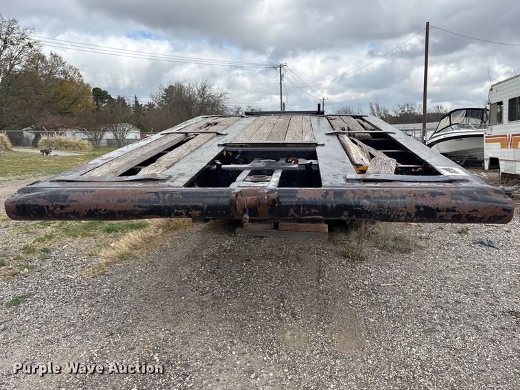 image for item ES8635 2015 True Texan Mfg lowboy equipment trailer