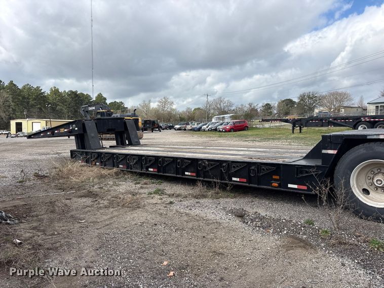 image for item ES8635 2015 True Texan Mfg lowboy equipment trailer