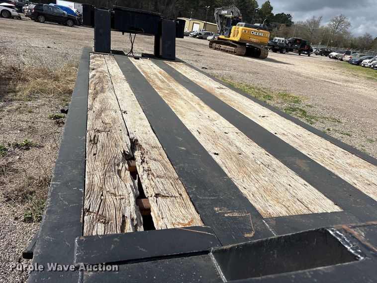 image for item ES8635 2015 True Texan Mfg lowboy equipment trailer